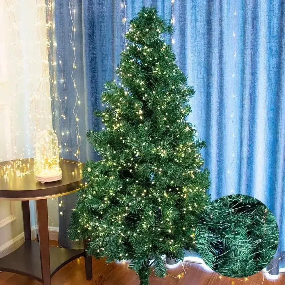Luzes LED Camufladas em Fio de Cobre Verde (5 m a 20 m)