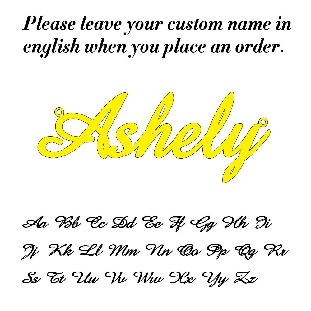 Colar Personalizado com Nome em Aço Inoxidável