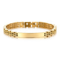 Pulseira em Aço 6 mm Personalizável: Linhas Clássicas