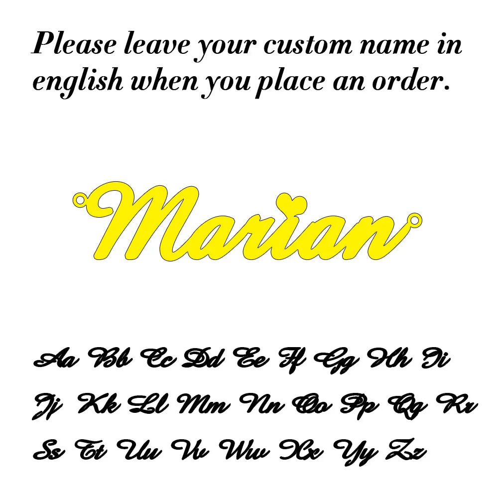 Colar Personalizado com Nome em Aço Inoxidável