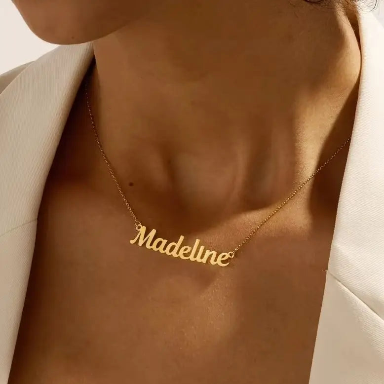 Colar Personalizado com Nome em Aço Inoxidável