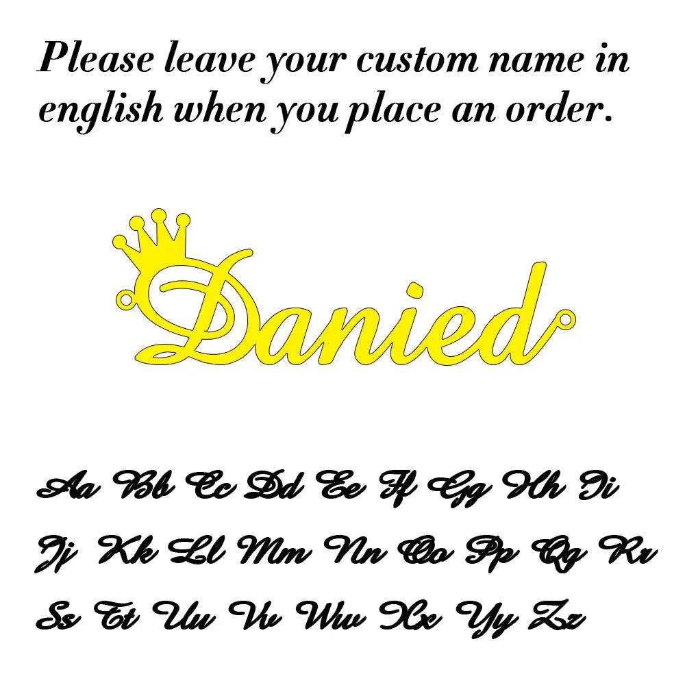 Colar Personalizado com Nome em Aço Inoxidável