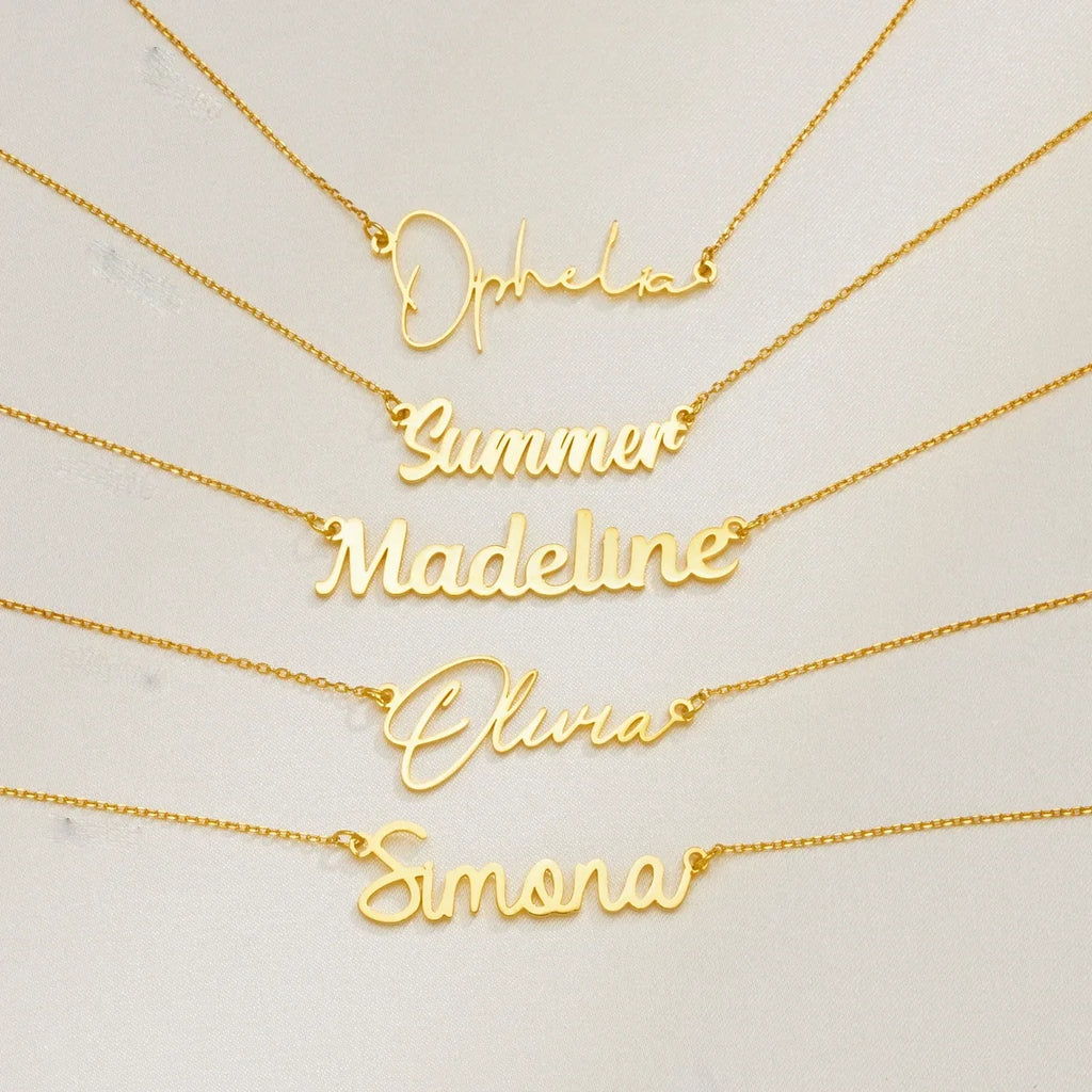 Colar Personalizado com Nome em Aço Inoxidável