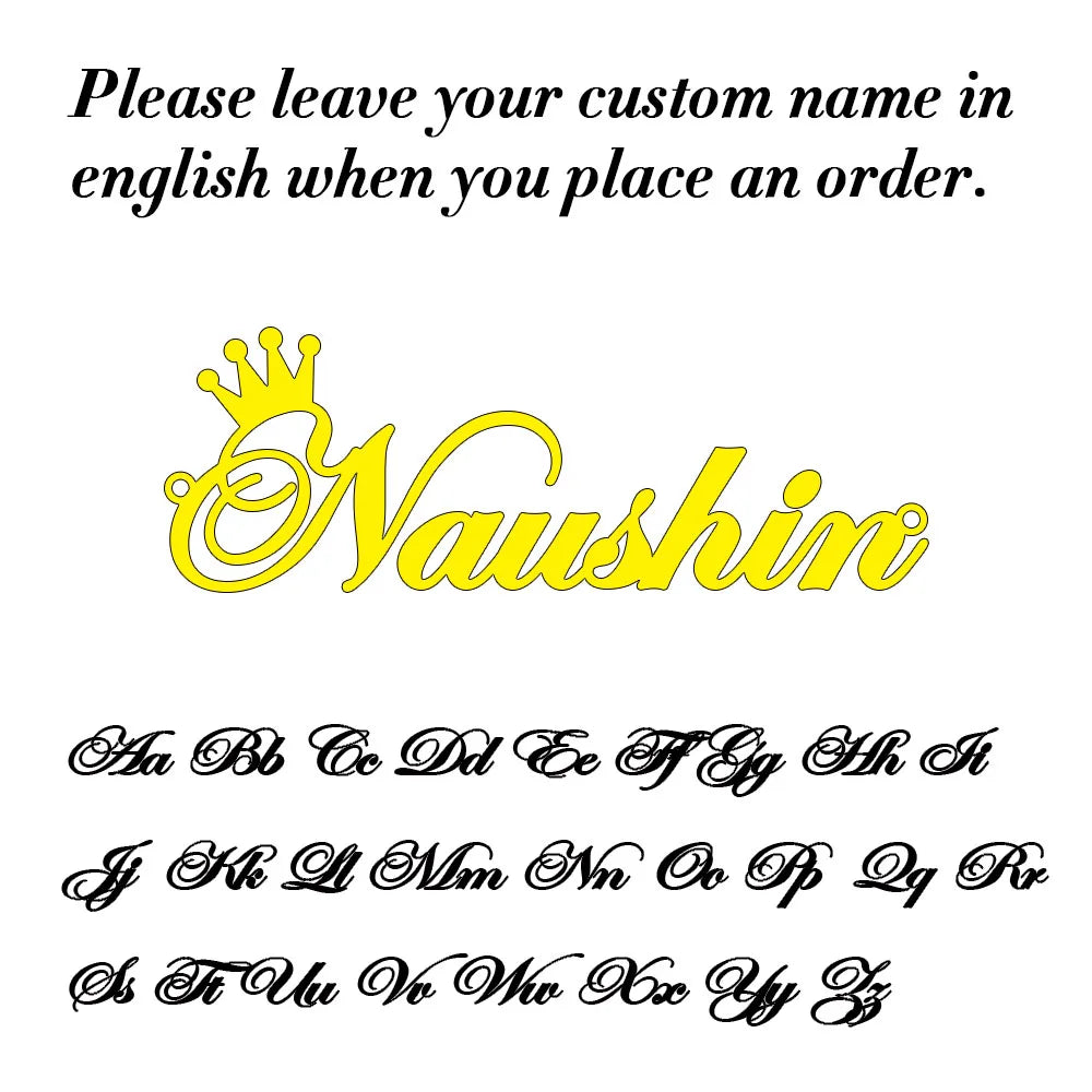 Colar Personalizado com Nome em Aço Inoxidável