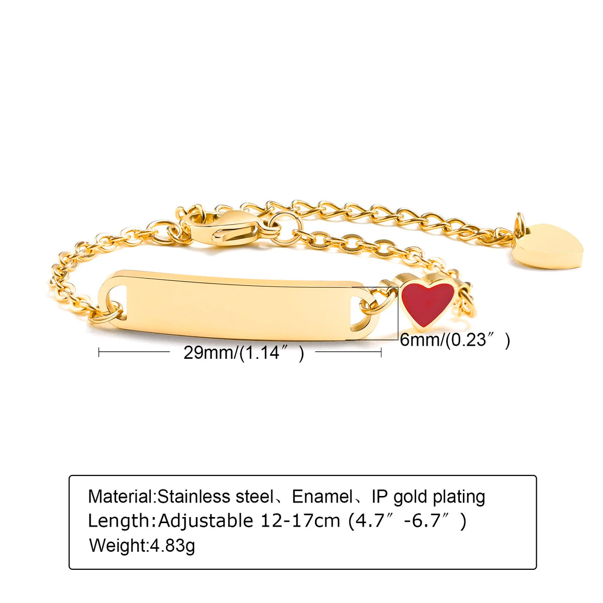 Pulseira Gravável em Aço Dourado: Memórias com Significado