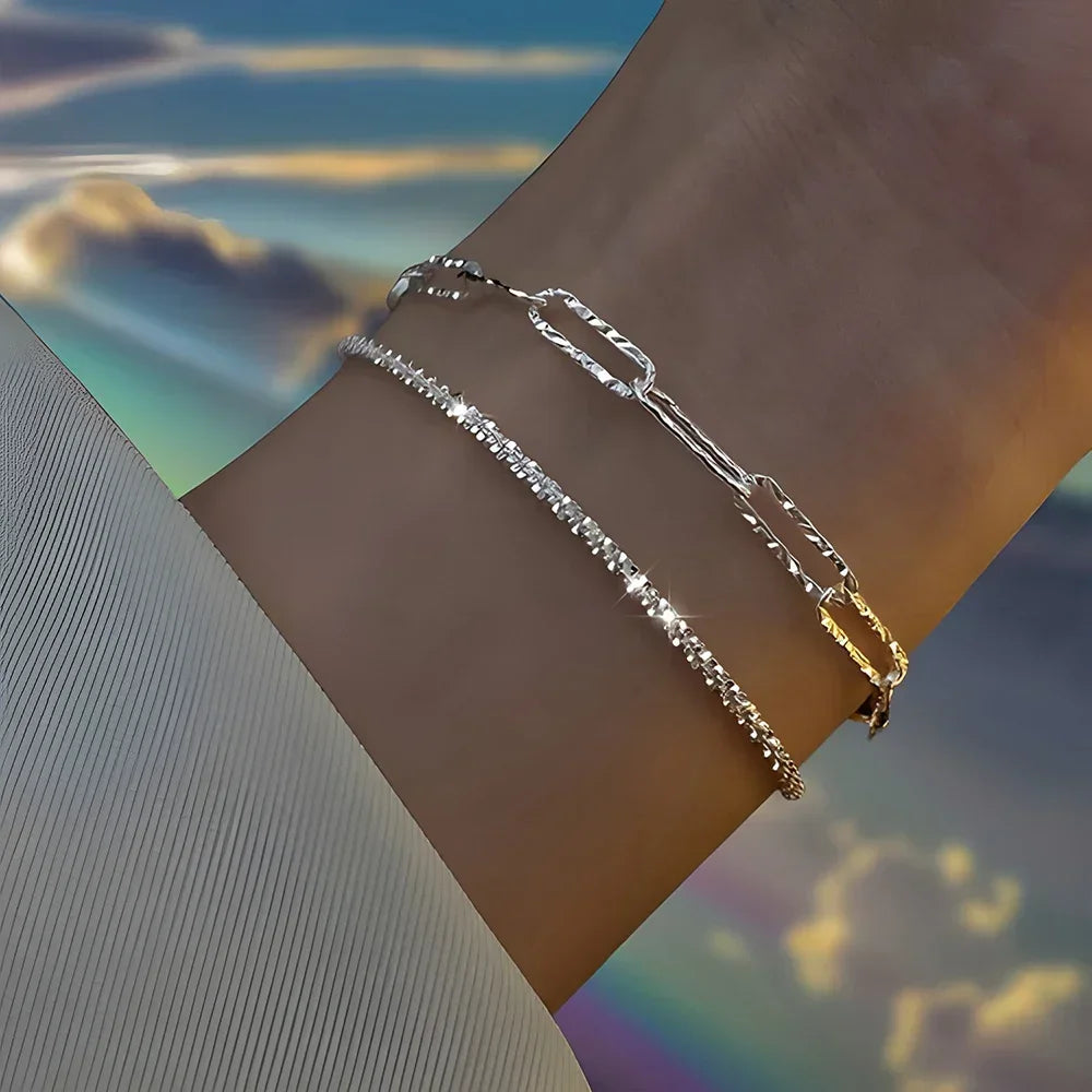 Conjunto 6 Pulseiras Elegance: Brilho e Versatilidade Diária