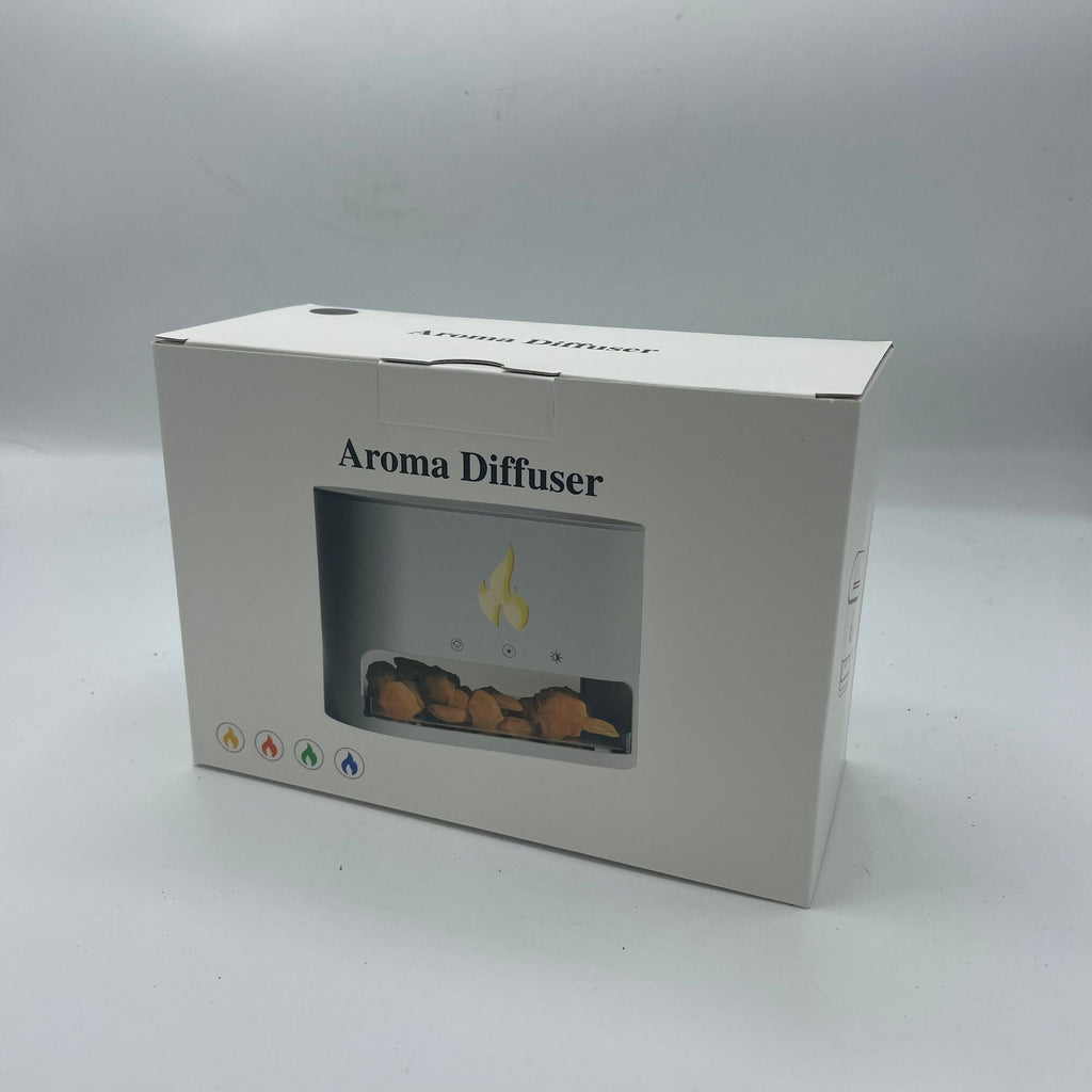 Difusor Ultrassónico Blaze com Sal dos Himalaias e Efeito Chama
