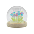 Jardim Eterno: Cúpula com Tulipas Coloridas e Luz LED