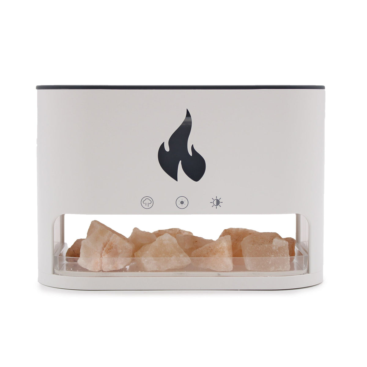 Difusor Ultrassónico Blaze com Sal dos Himalaias e Efeito Chama