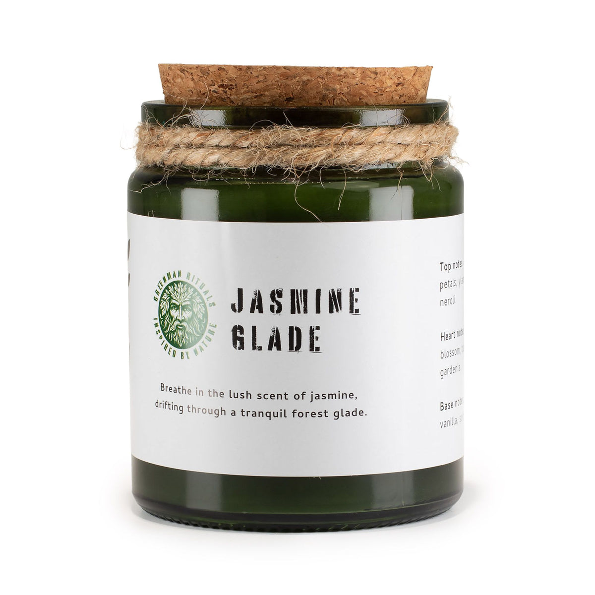 Vela de Soja Greenman Jasmine Glade | Pavio de Madeira (26h)