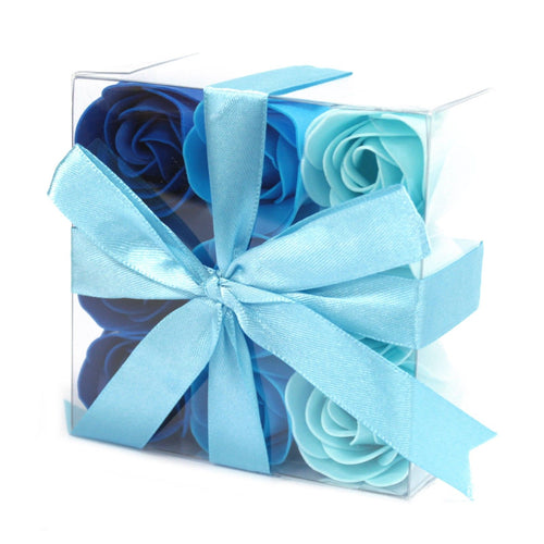 Caixa com 9 Rosas de Sabonete Aromáticas para Banho