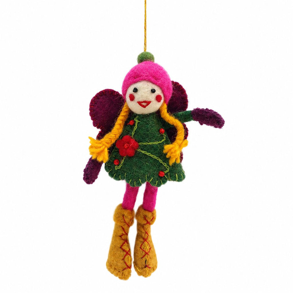 Pendente Natal em Feltro Artesanal para Mala ou Árvore (1 Unid.)