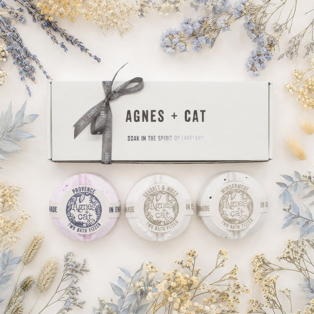 Conjunto de 3 Bombas de Banho Agnes + Cat (Até 6 Banhos)