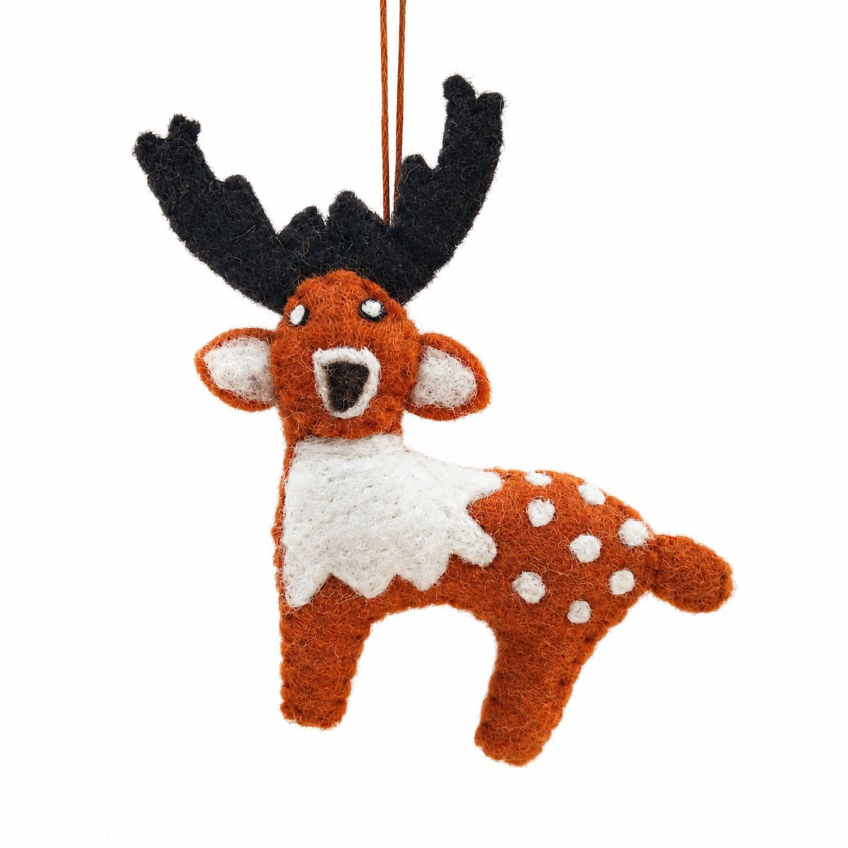 Pendente Natal em Feltro Artesanal para Mala ou Árvore (1 Unid.)