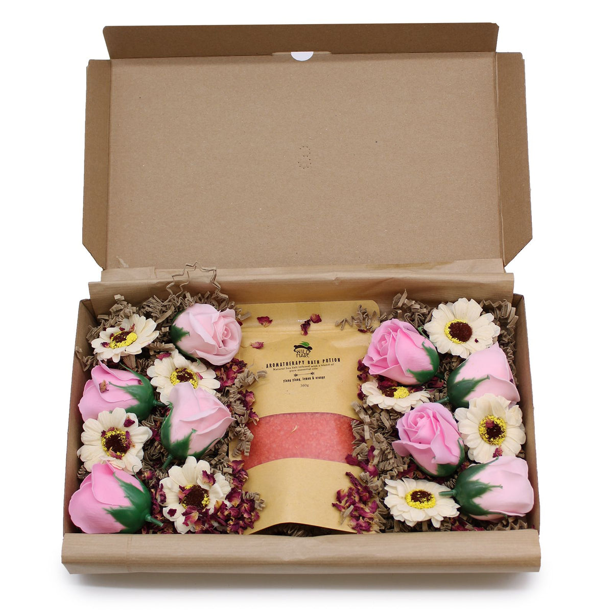 Conjunto de Banho SPA Wild Hare Passion: Sais e Flores de Sabão