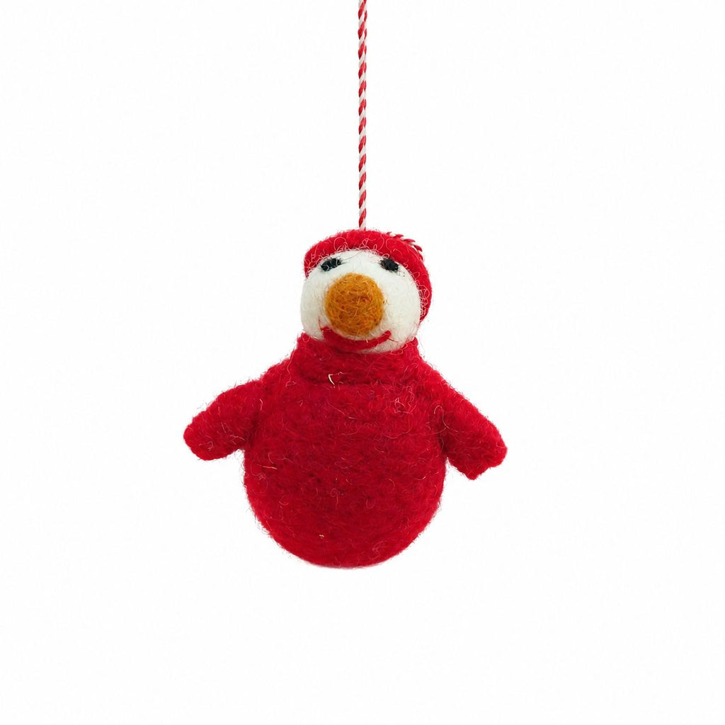 Pendente Natal em Feltro Artesanal para Mala ou Árvore (1 Unid.)