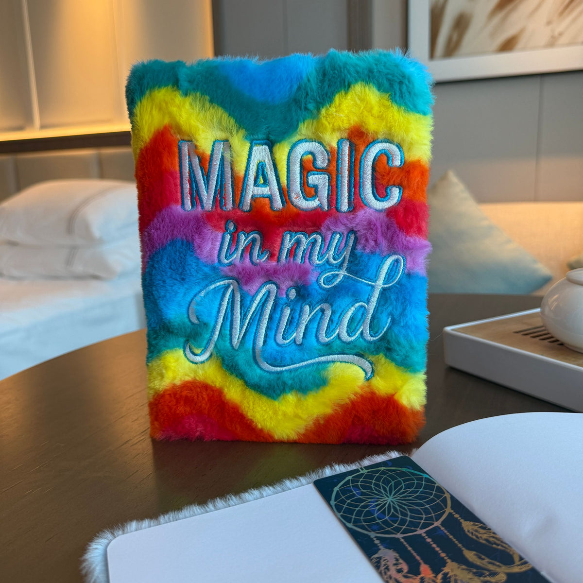 Caderno em Pelo Magic in my Mind: Diário Pautado com Toque Macio