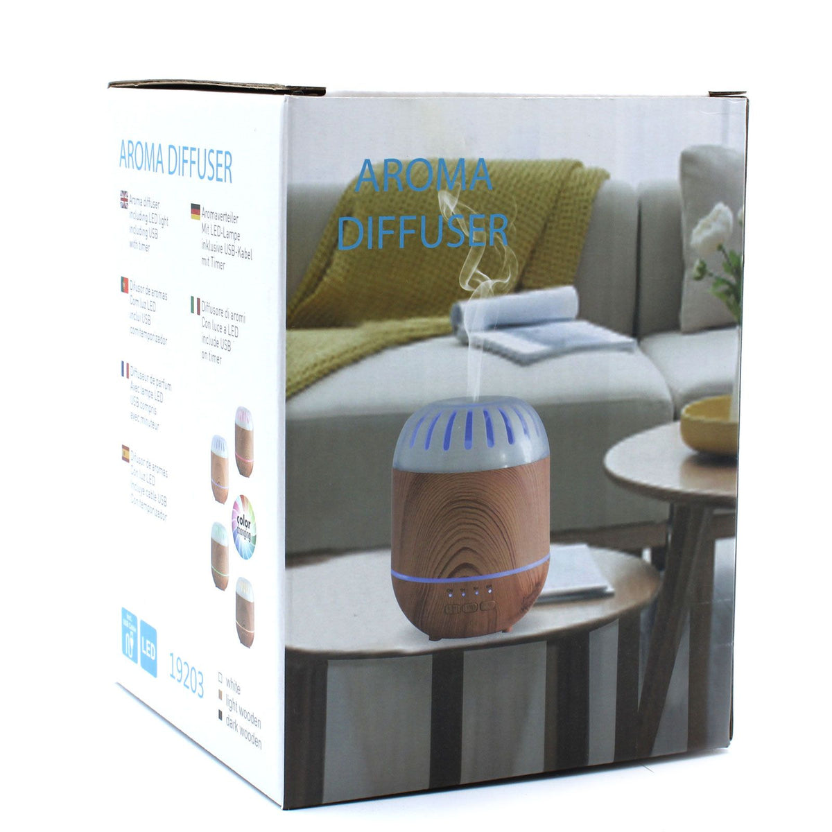 Difusor e Humidificador Copenhagen USB | Silencioso e Compacto