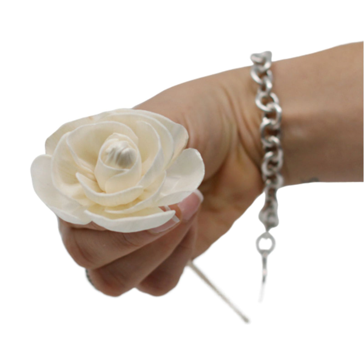 Flores Difusoras em Madeira de Sola (Pack de 4) – Aroma e Design