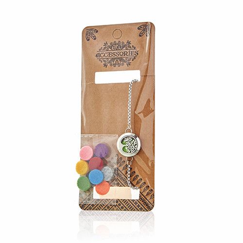 Pulseira Difusora de Aromaterapia Gato e Flores em Aço