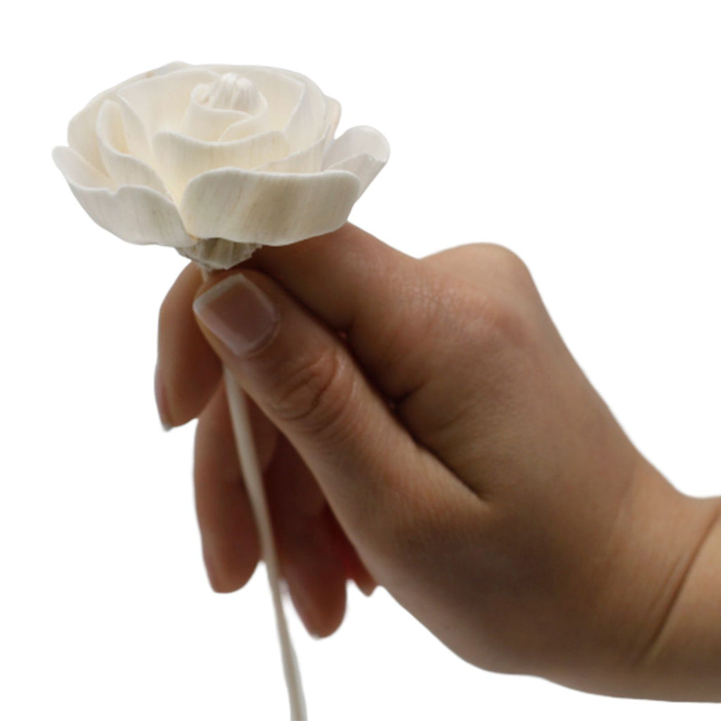 Flores Difusoras em Madeira de Sola (Pack de 4) – Aroma e Design