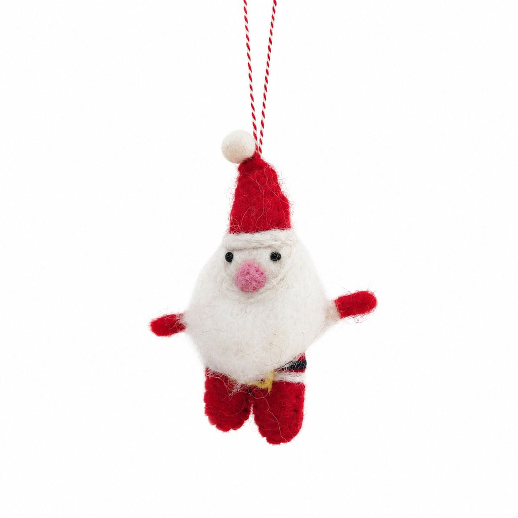 Pendente Natal em Feltro Artesanal para Mala ou Árvore (1 Unid.)