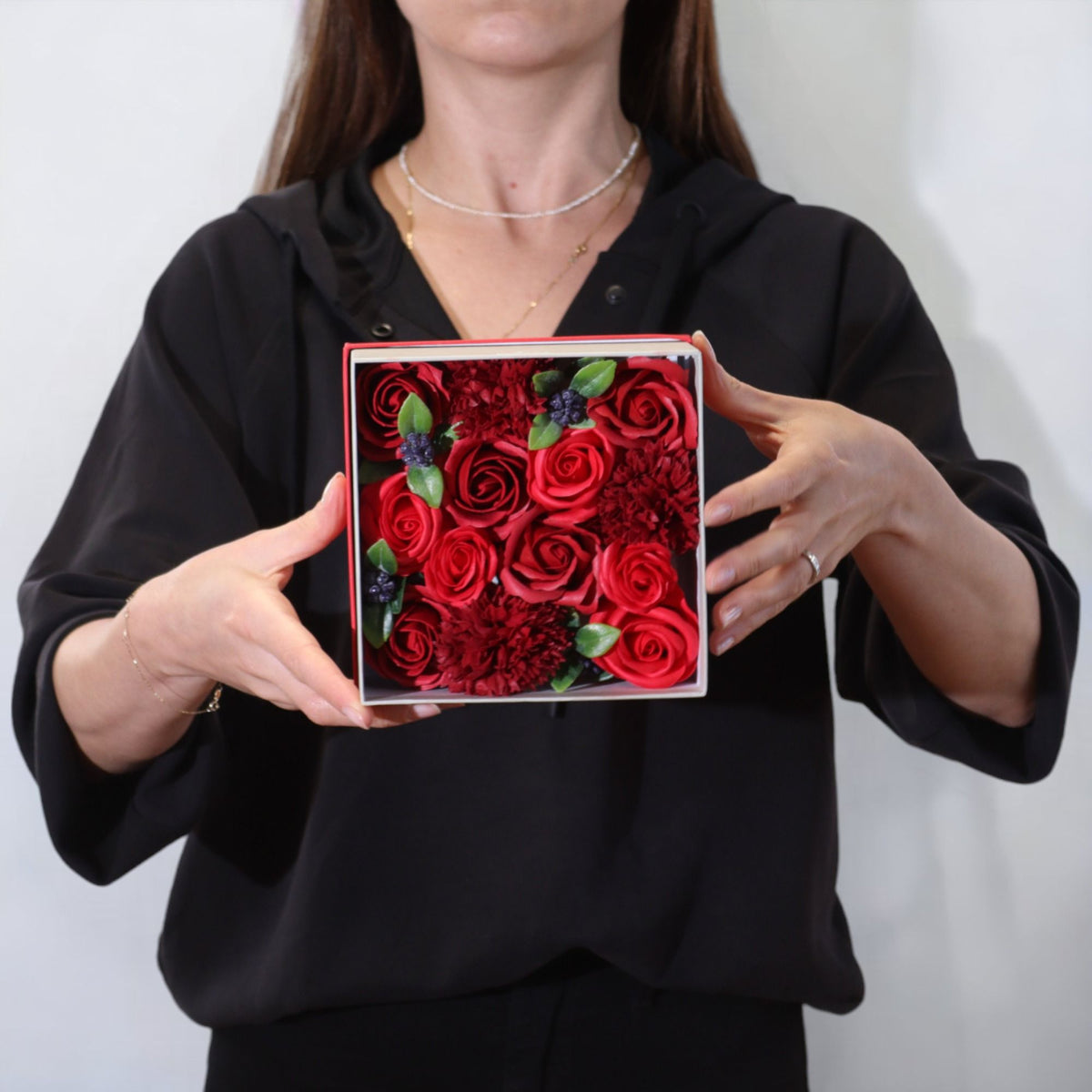 Caixa de Rosas de Sabão Merci Bouquet: O Presente Perfeito