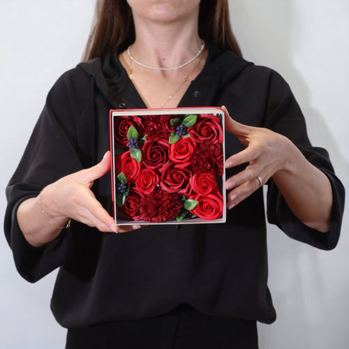 Caixa de Rosas de Sabão Merci Bouquet: O Presente Perfeito