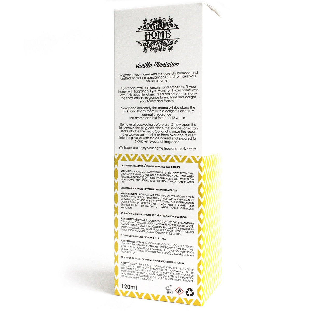 Difusor de Ambiente Vanilla Plantation 120 ml