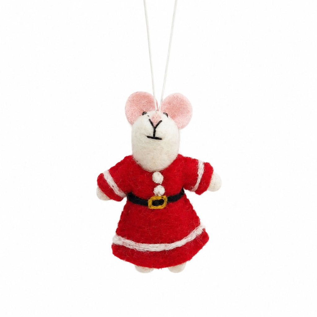 Pendente Natal em Feltro Artesanal para Mala ou Árvore (1 Unid.)