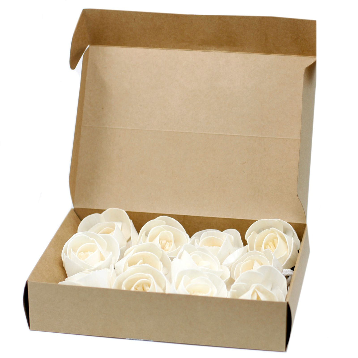Flores Difusoras em Madeira Sola com Cordão (Pack de 4)