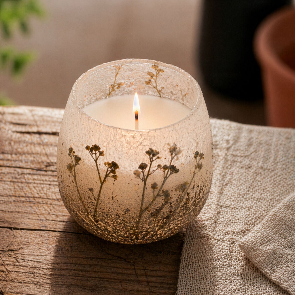 Vela Aromática Wildlight Woods com Flores Secas (Médio)