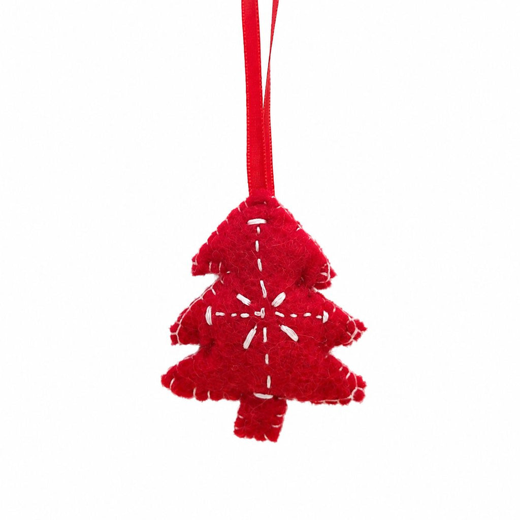 Pendente Natal em Feltro Artesanal para Mala ou Árvore (1 Unid.)