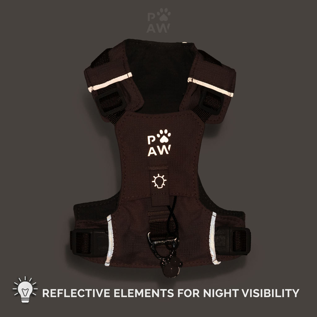 Peitoral Refletor PAW Guardian Cinzento | Conforto e Controlo S