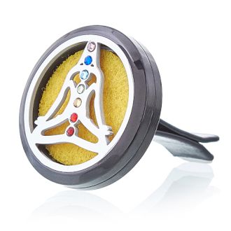 Difusor Auto Yoga Chakra em Aço Inox (30 mm)