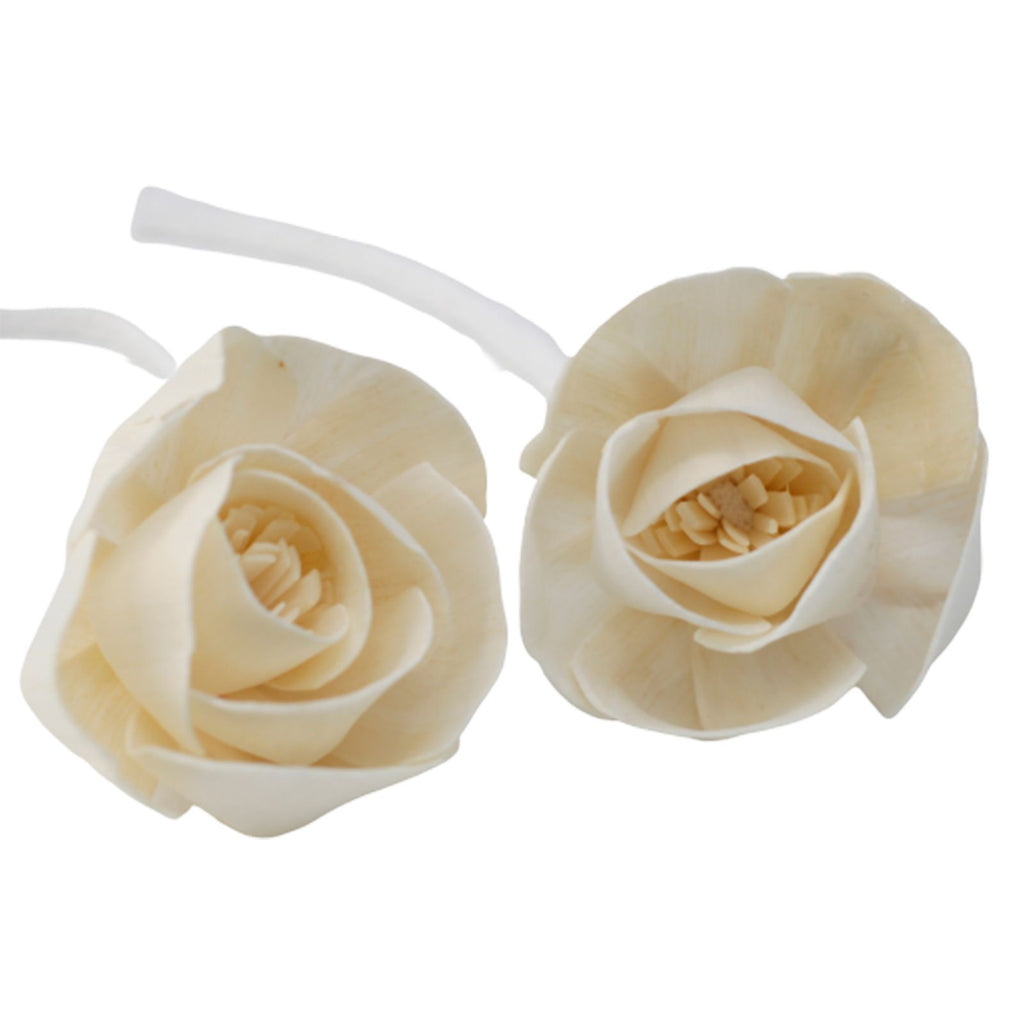 Flores Difusoras em Madeira Sola com Cordão (Pack de 4)