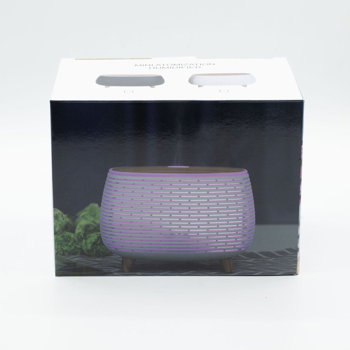 Difusor Ultrassónico Efeito Madeira 400 ml com Controlo Remoto