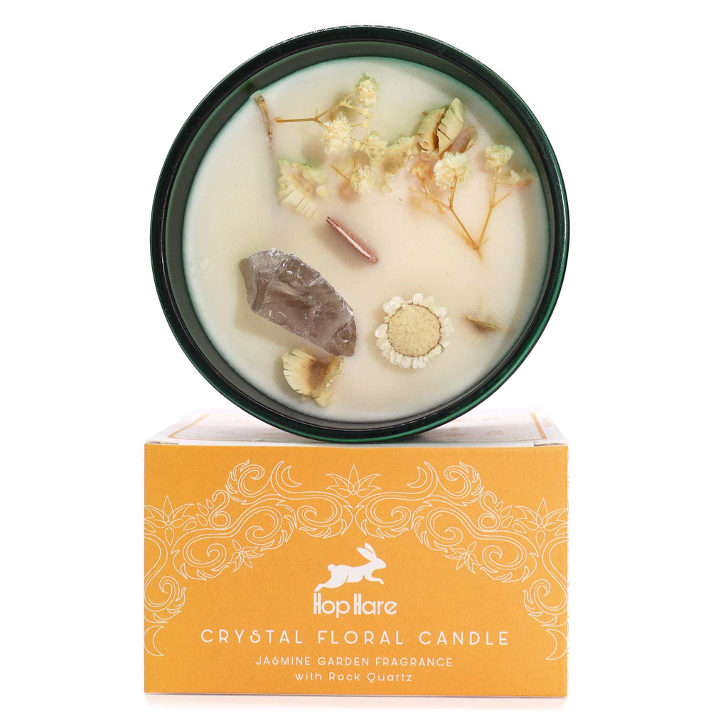 Vela Aromática The Lion: Jasmim, Pavio de Madeira e Quartzo