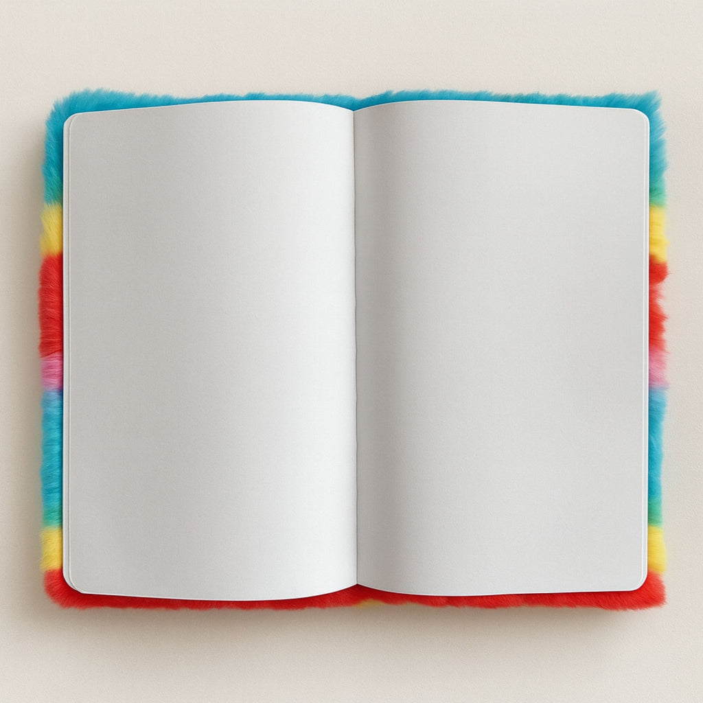 Caderno em Pelo Magic in my Mind: Diário Pautado com Toque Macio