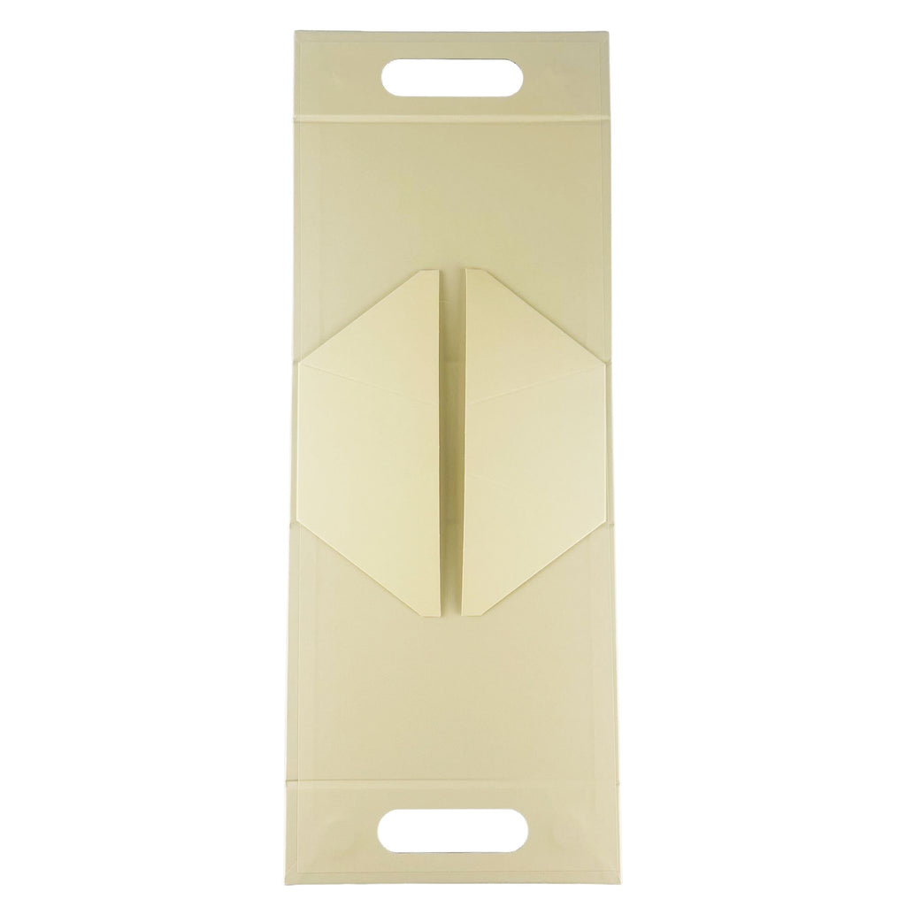 Caixa de Presente com Pega Integrada 20×10×20 cm – Marfim