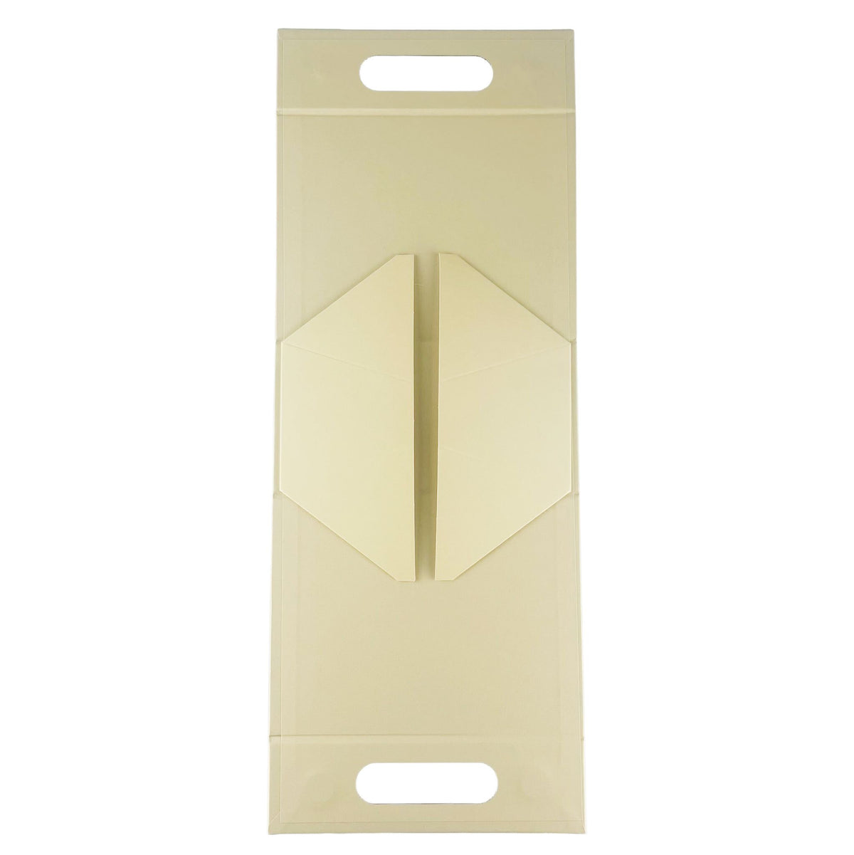 Caixa de Presente com Pega Integrada 20×10×20 cm – Marfim
