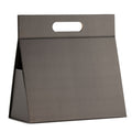 Caixa de Oferta com Pega Integrada em Preto (28 cm)