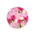 Caixa Merci Bouquet: Flores de Sabão em Tons de Rosa