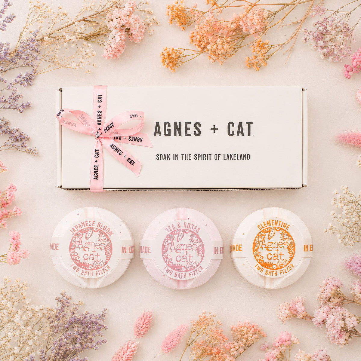 Conjunto Bombas de Banho Agnes + Cat Floral & Citrinos