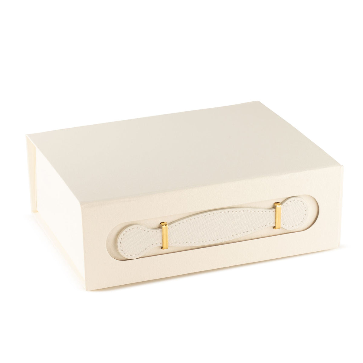 Caixa de Oferta com Pega Elegante (24x18x8 cm) – Branca