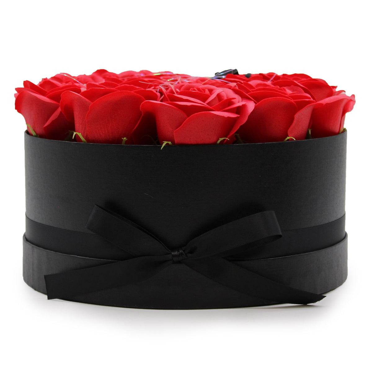 Caixa com 14 Rosas de Sabão Aromáticas Vermelhas
