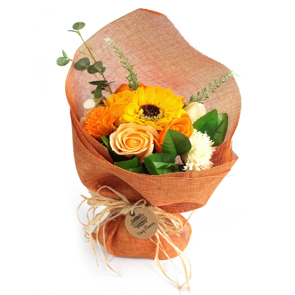 Bouquet de Sabonete Aromático com Base Autoportante