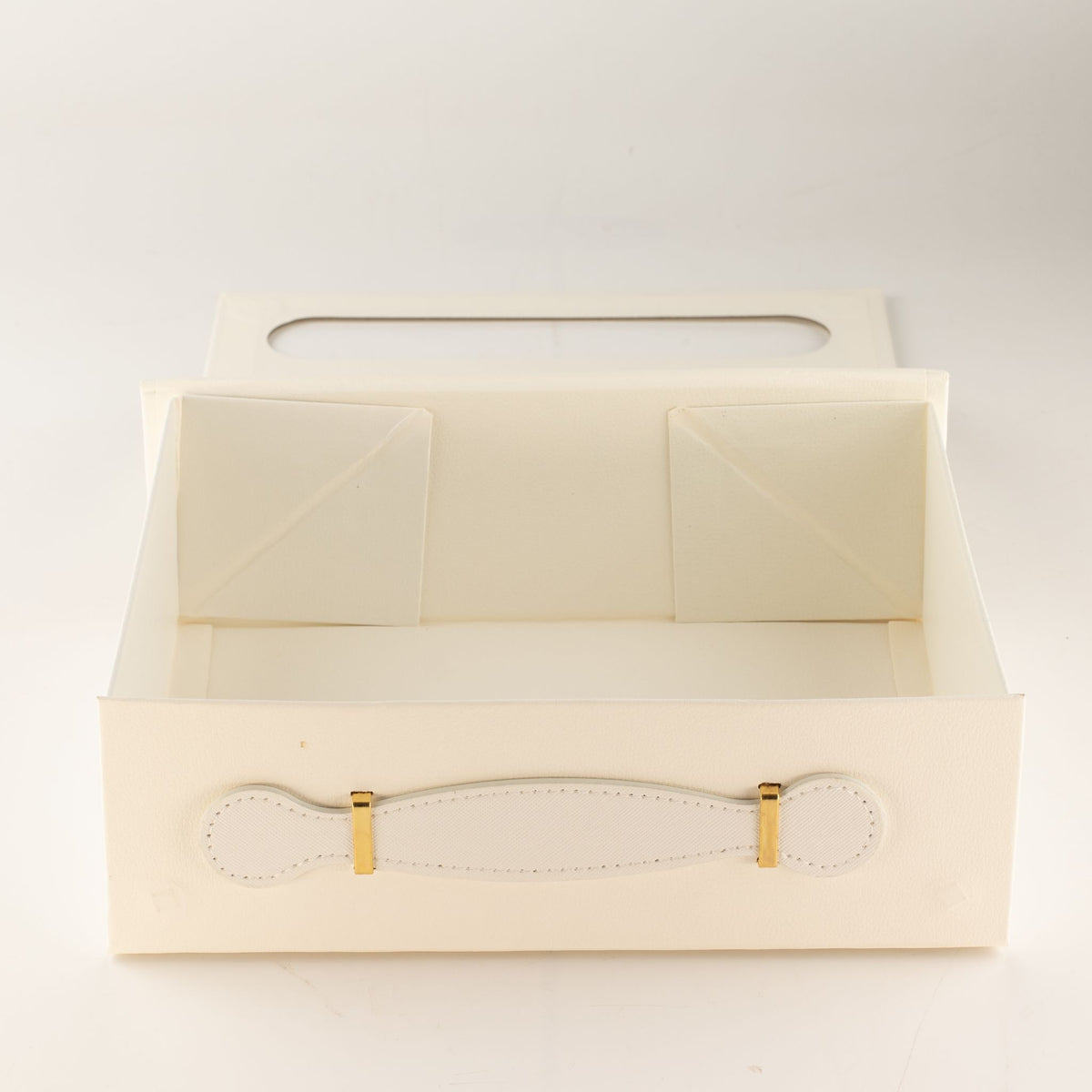 Caixa de Oferta com Pega Elegante (24x18x8 cm) – Branca