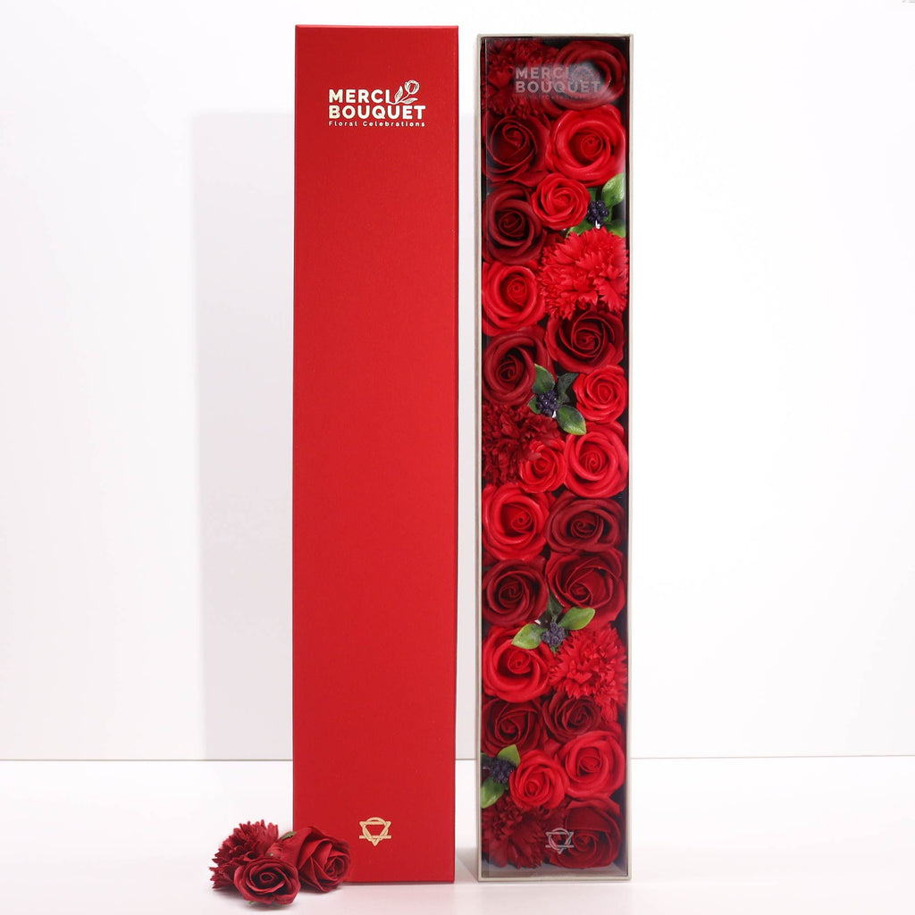 Caixa de Rosas de Sabão Aromáticas: Decoração e Banho Relaxante