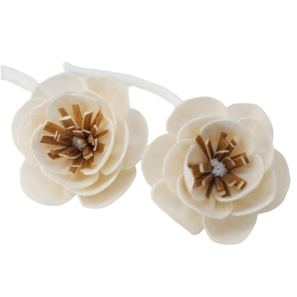 Flores Difusoras em Madeira Sola (Conjunto de 4)